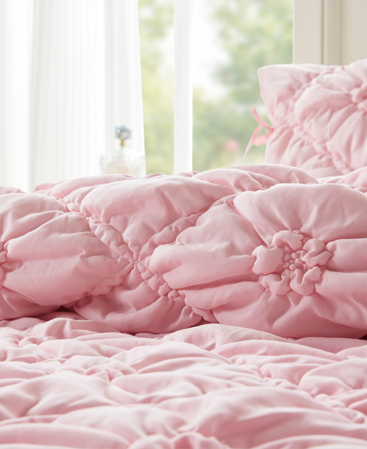 Intelligent Design Lily Floral 2-pc. Comforter Set, Twin In Pink