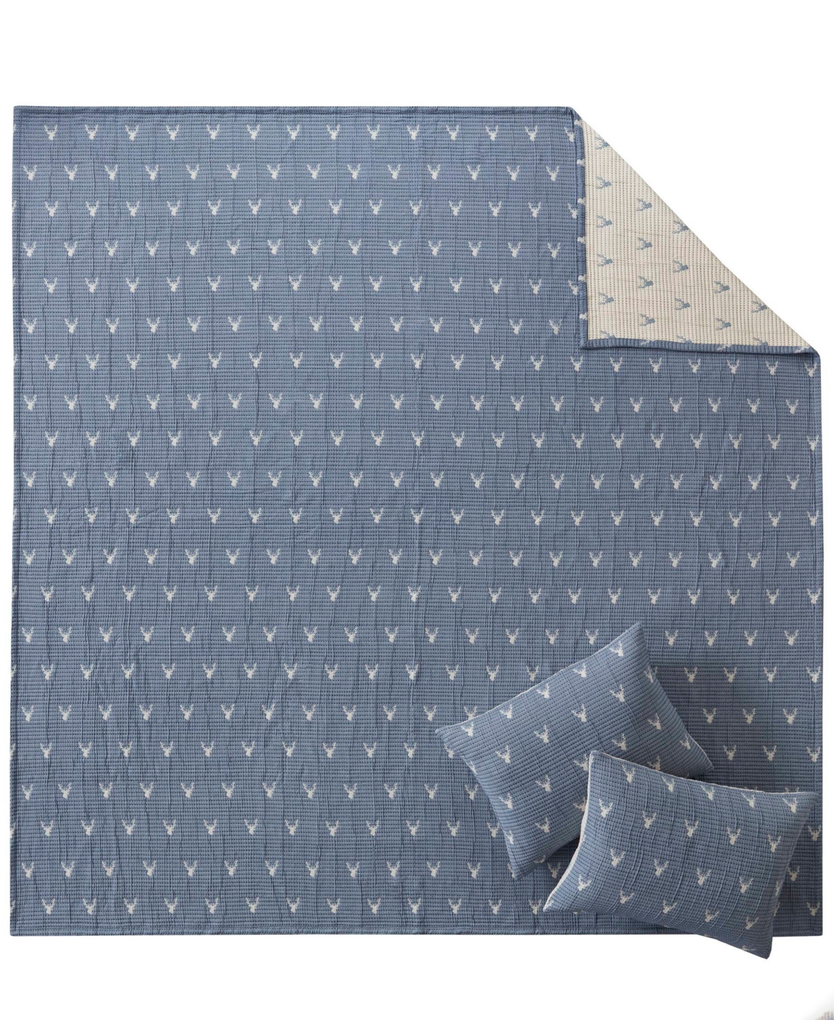 Woolrich Keystone Matelasse 3-pc. Coverlet Set, King/cal King In Blue