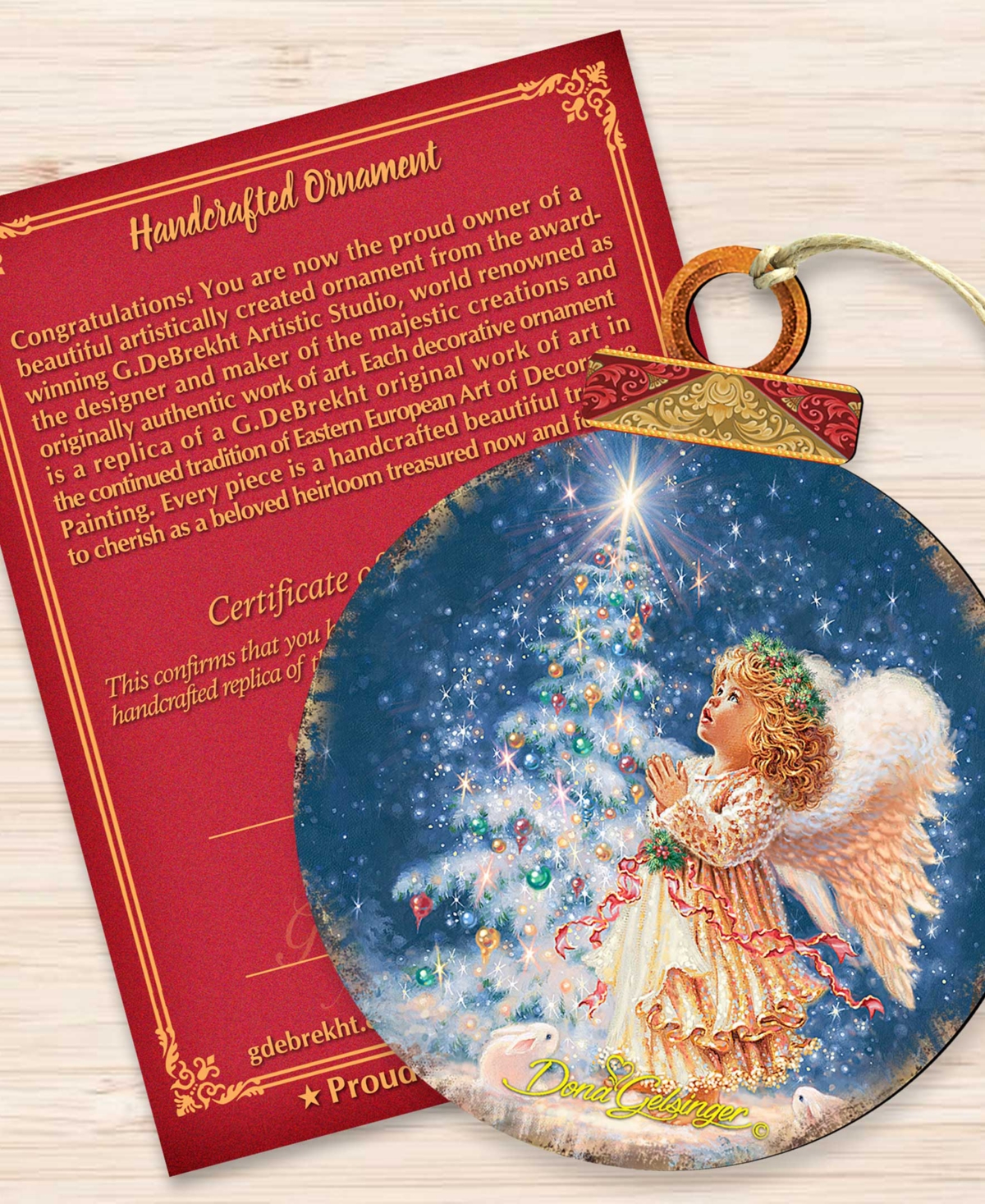 Designocracy My Christmas Wish Christmas Ornament In Multi