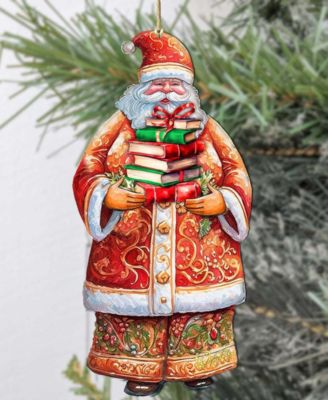 Santa's Book Collection Ornament