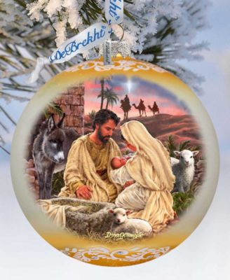 A Miracle Is Born LE Glass Holiday Ornament