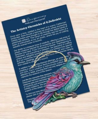 Colorful Birds Holiday Ornaments, Set of 3