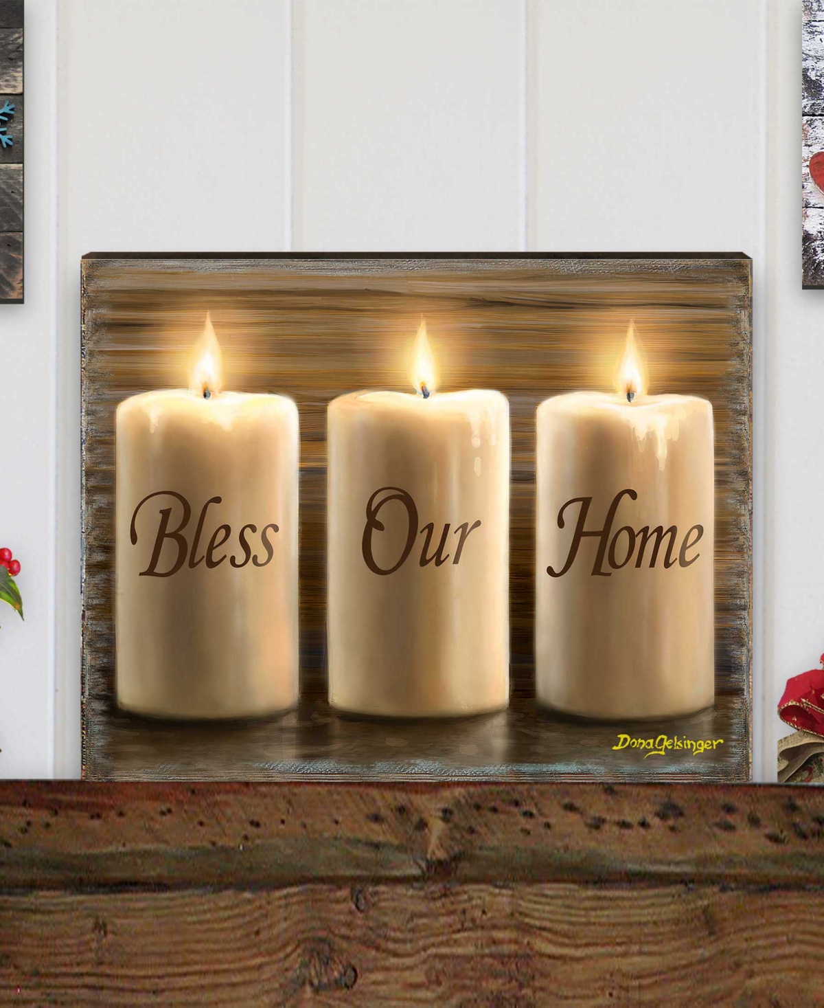 Designocracy Bless Our Home Wall Art By D. Gelsinger In Multi