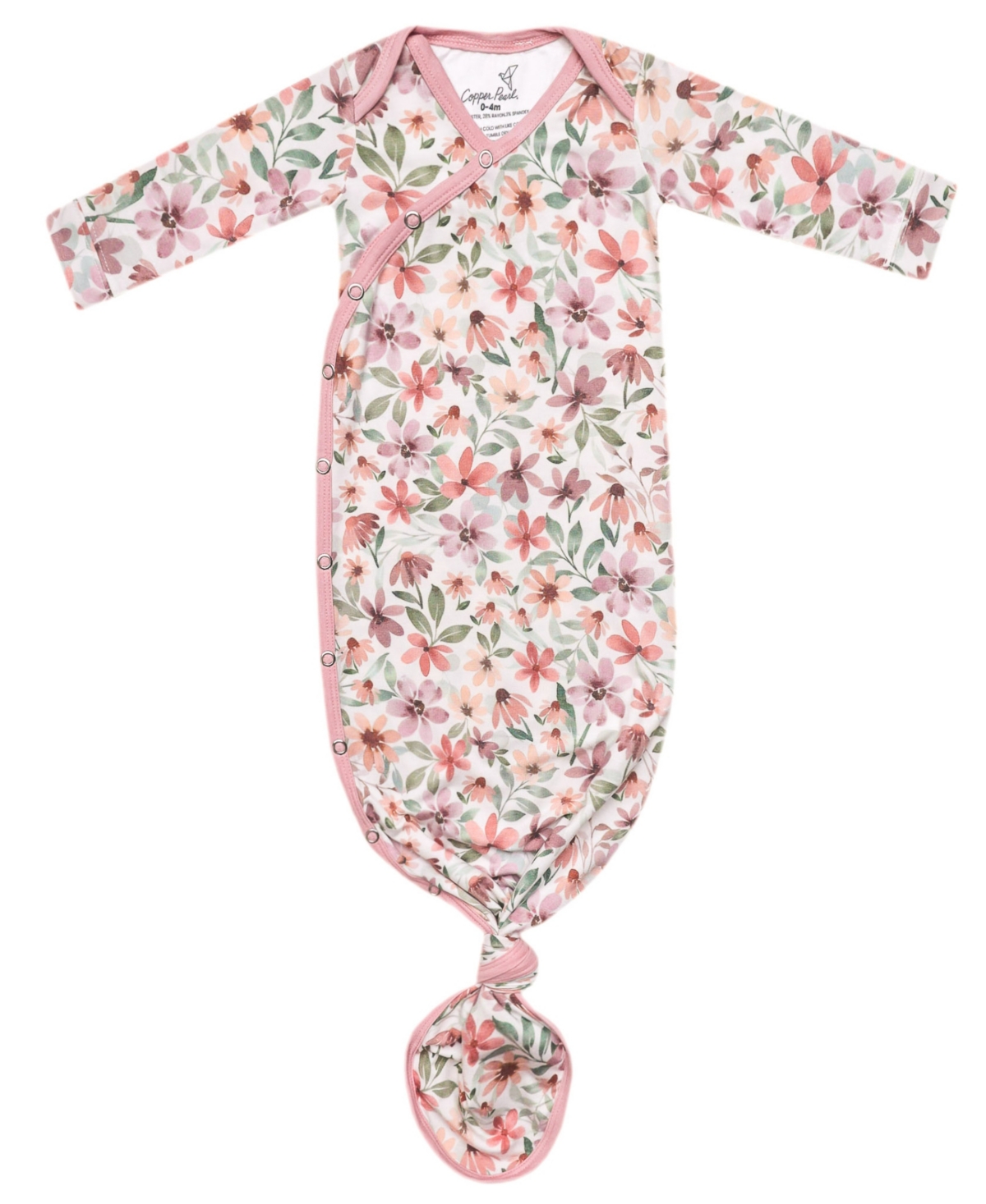 Copper Pearl Baby Girls' Natalie Knotted Gown