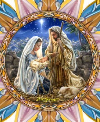 Glory to God by D.Gelsinger Tree Topper