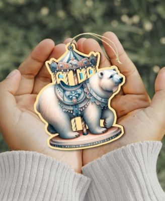 Carousel Animals Ornaments, Set of 12