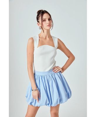 Women's Elise Bubble Skirt with Fitted Waist