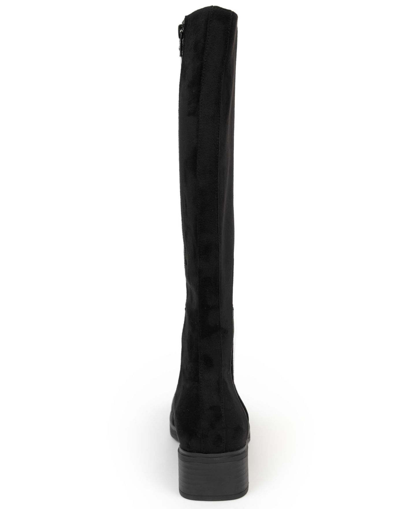 Женские ботинки Aerosoles Daria Riding Zipper, цвет: Чёрный искусственный замшевый — фото 3
