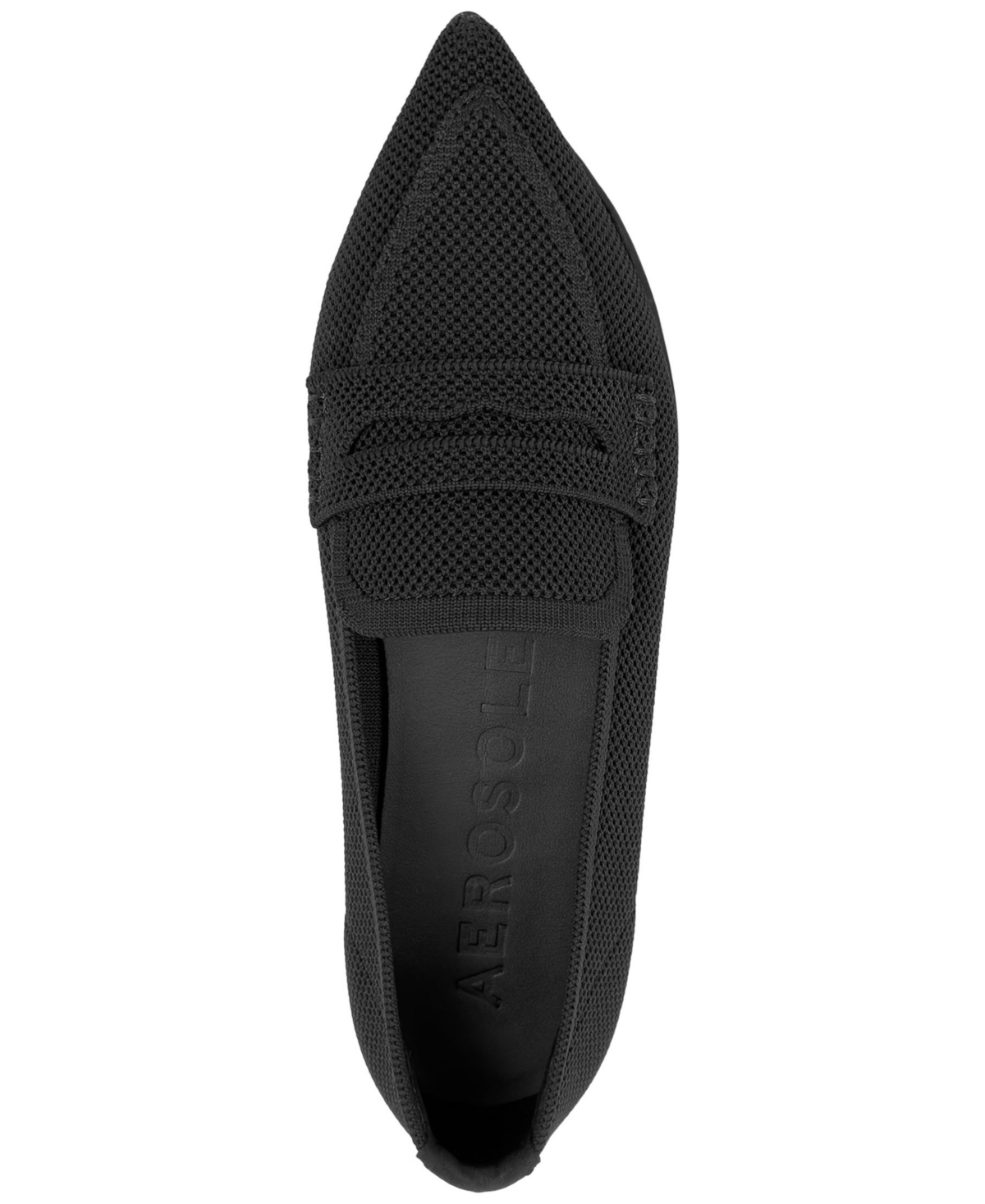Aerosoles Women's Davien Casual Knit Flat In Black