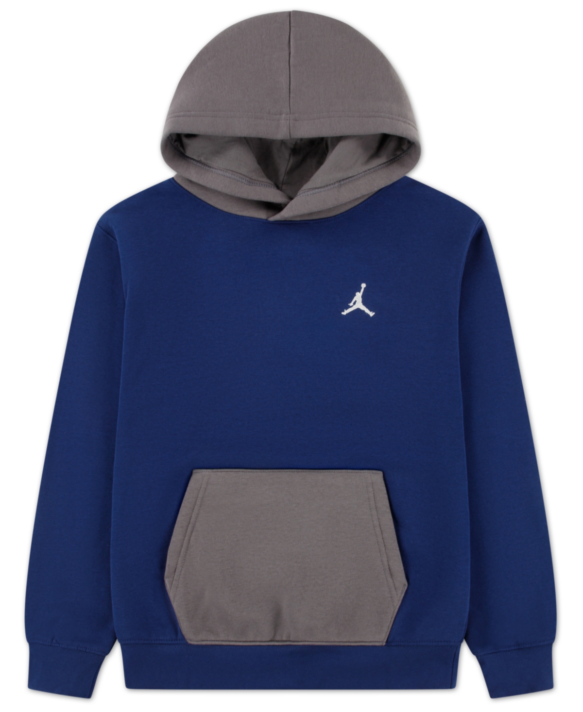 Jordan Brooklyn Fleece Big Kids' Pullover Hoodie In Blue
