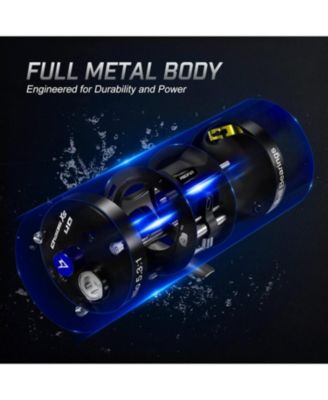 Chaos XS Baitcaster: Reinforced metal body reel for saltwater, inshore, surf & big freshwater fish like musky & catfish. Powerful & smooth.