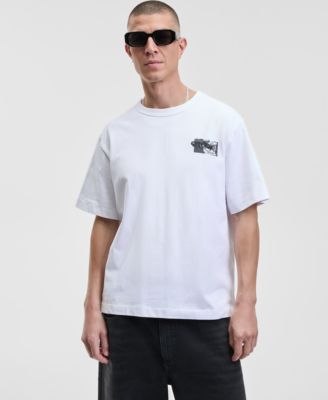 Mode of One - Men's Relaxed Fit Short Sleeve Crewneck Graphic T-Shirt