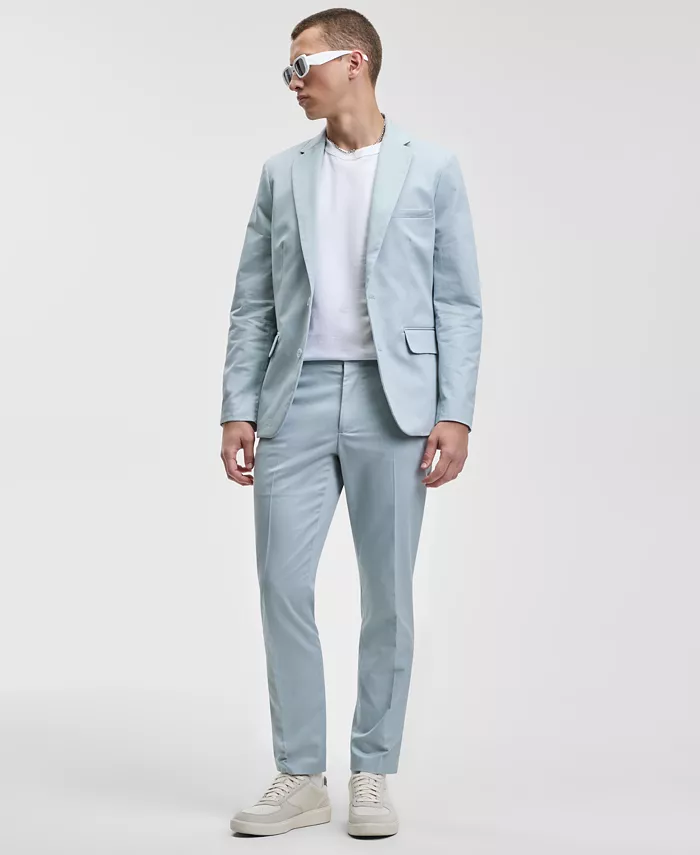 Men's Slim-Fit Suit Pants - thumbnail 9