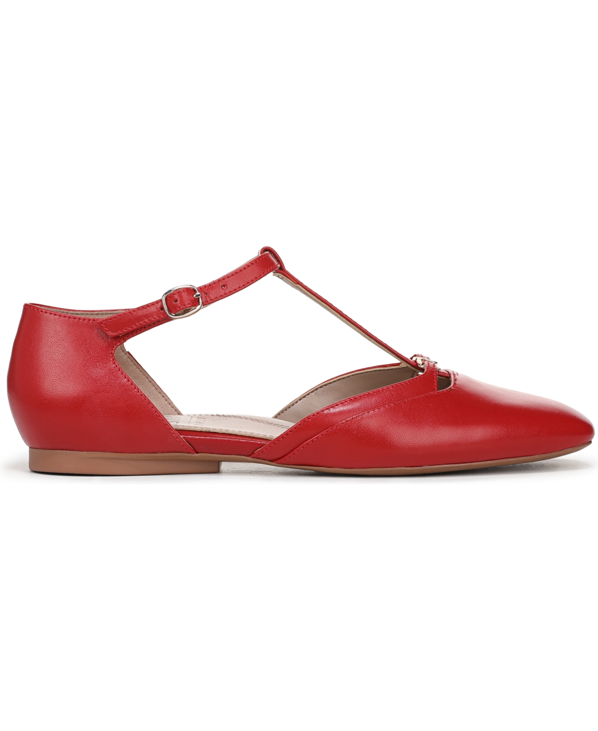 Naturalizer Women's Caresse Mary Jane T-strap Flats In Red