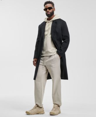 Men's Single-Breasted Top Coat, Macy's Exclusive