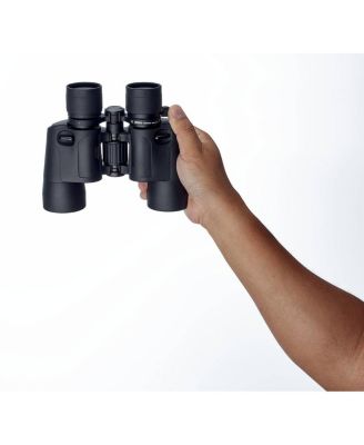 8-16x40 Explorer S Zoom Porro Prism Binoculars with 3.4 Degree Angle of View, Black