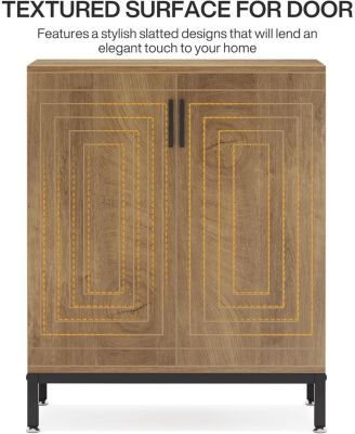 Shoe Cabinet, 20 Pairs Entryway Shoe Storage Cabinet with Shelves, 5-Tier Modern Free Standing Shoe Racks