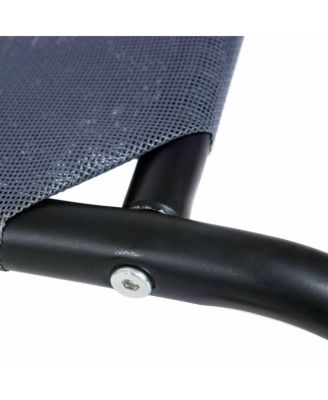 Large Dog Cat Bed Elevated Pet Cot Indoor Outdoor Camping Steel Frame Mat