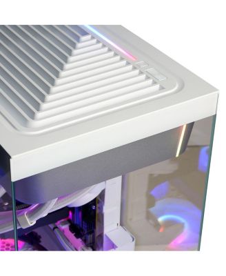 Gamer Supreme Liquid Cooled Gaming Desktop Computer, AMD Ryzen 7 9800X3D 4.7GHz, 32GB RAM, 2TB SSD, AMD Radeon RX 9060 XT 16GB, Windows