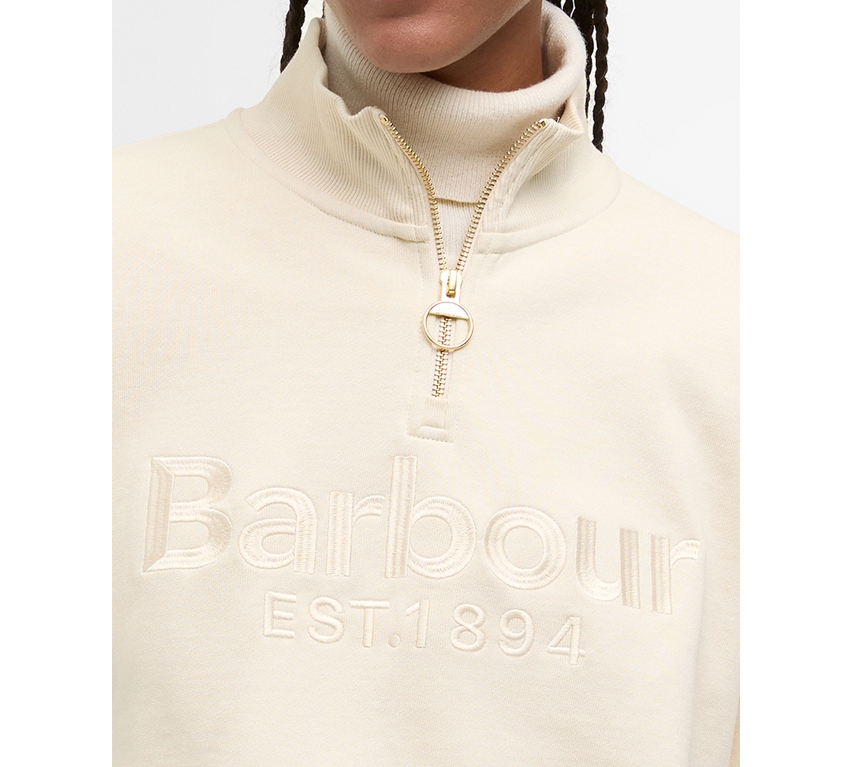 Barbour Women's Sara Long Sleeve Sweatshirt In Neutral