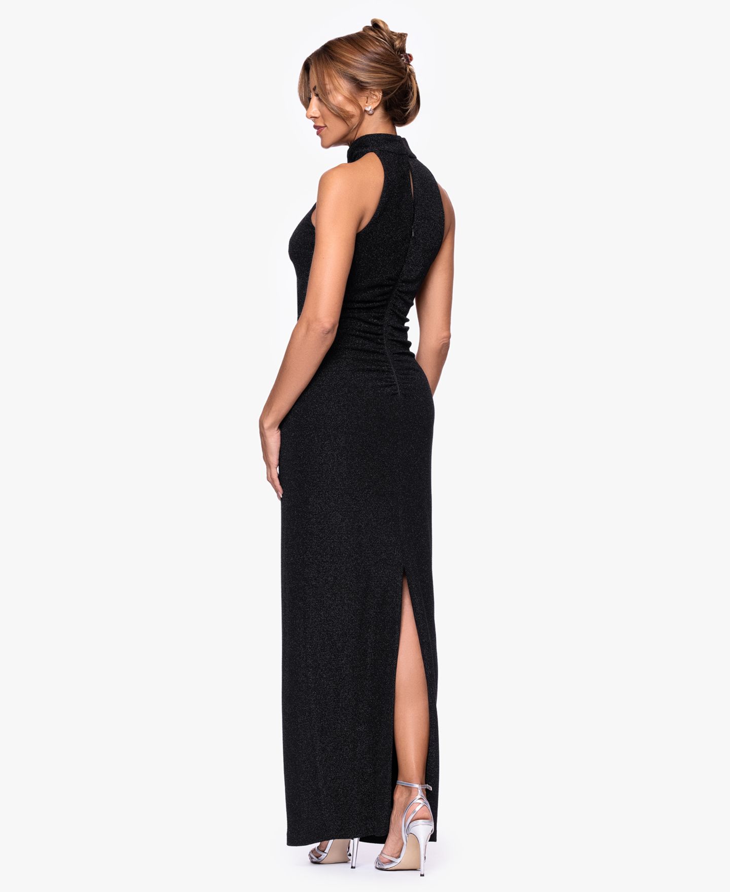 Женское платье XSCAPE Halter Neck Gown, цвет: Чёрный — фото 2