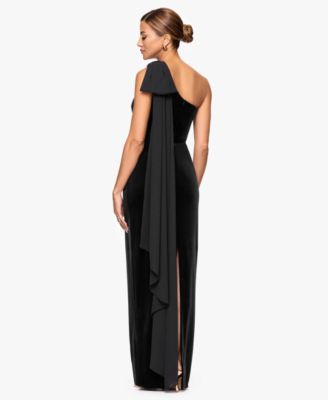 Women's One Shoulder Velvet Gown