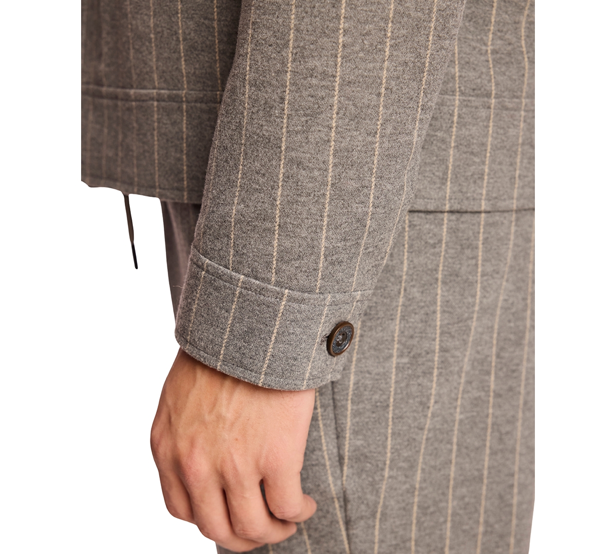 Paisley & Gray Men's Hilo Button Pinstripe Jacket
