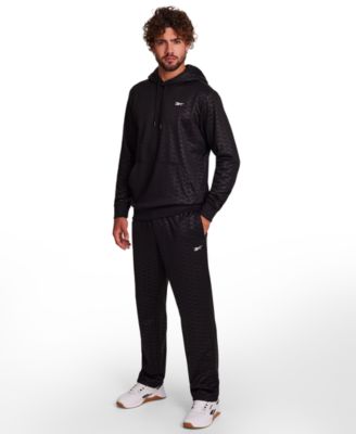 Men's Regular Fit Straight Leg Fleece Pants