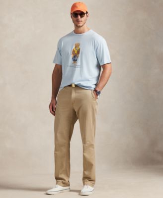 Men's Big & Tall Bear Printed Short Sleeves T-Shirt