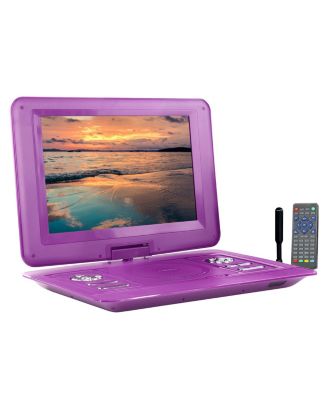 13.3 Inch Portable TV+DVD Player with Color TFT LED Screen and USB/HD/AV Inputs