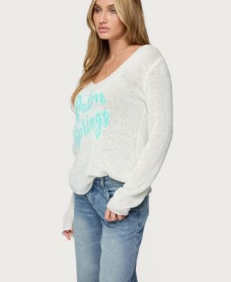 Womens Palm Springs Light Knit Sweater
