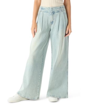 DO by Women's Posey Pleated Wide-Leg Trousers