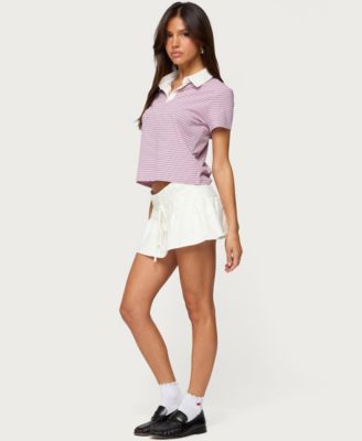 Women's Lennie Striped Polo Top