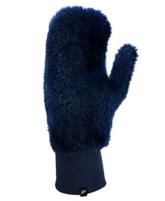 Plush Embroidered Logo Mittens