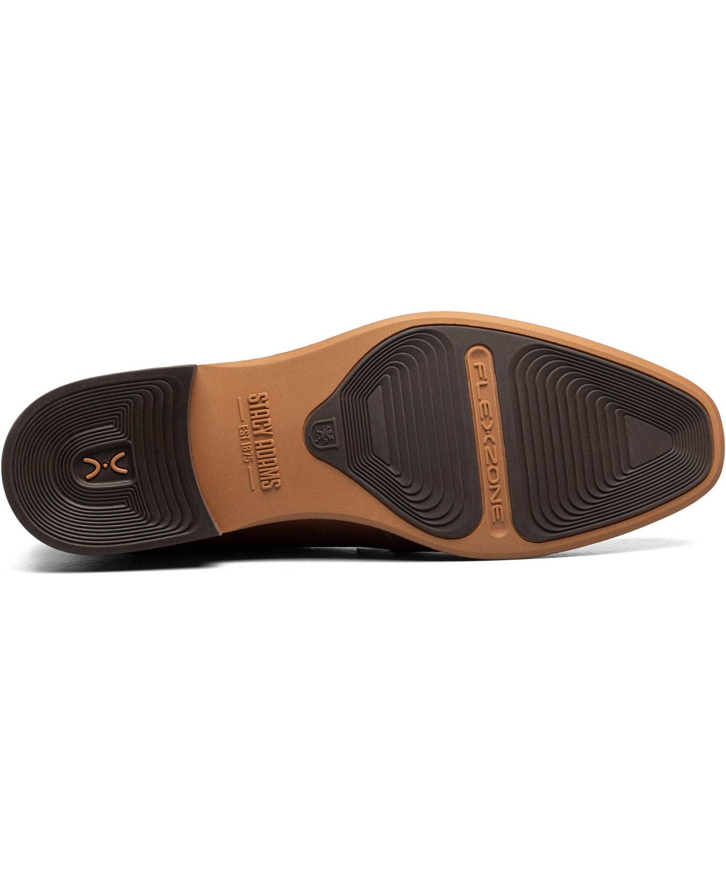 Мужские ботинки Stacy Adams Brumley Round Toe Lace, цвет: Рыжевато-коричневый разноцветный — фото 6