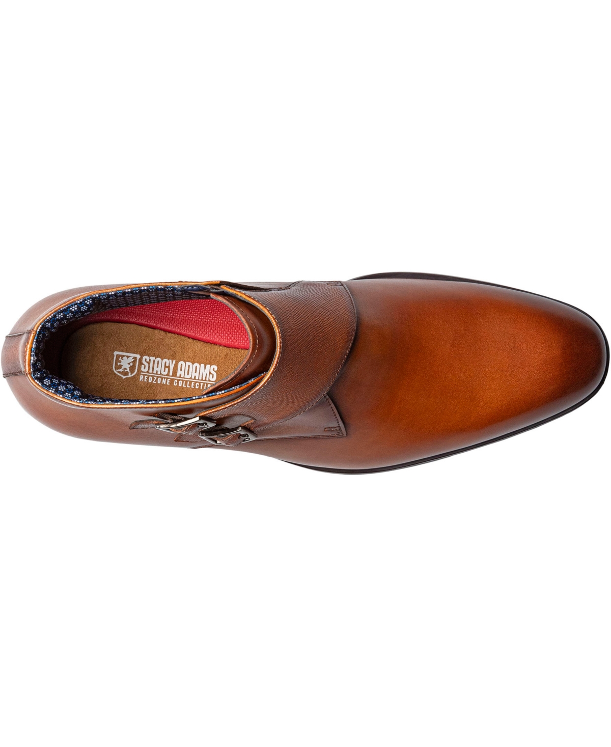 Stacy Adams Kaius Double Monk Strap Boot In Brown