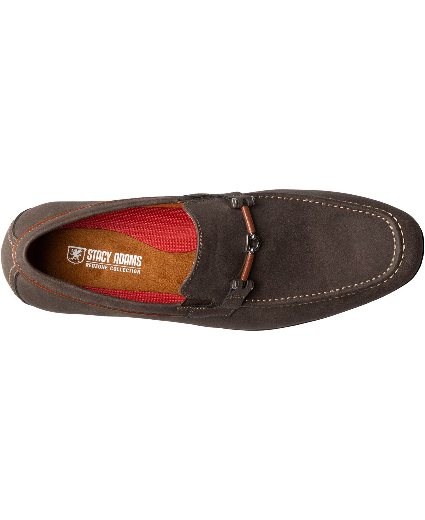 Мужские туфли Stacy Adams Richardson Almond Toe Bit Slip-On, цвет: Коричневый — фото 6
