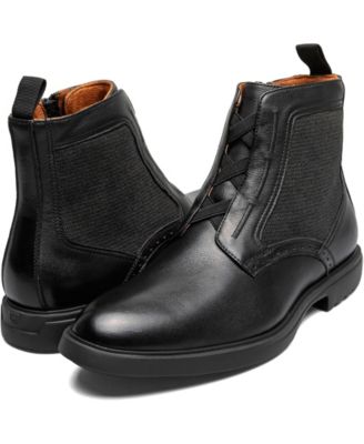 Men's Thompson Elastic Lace Round Toe Boots