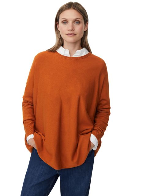 Женский топ Masai Copenhagen Mafanasi Round Neck Oversized, цвет: Autumnal
