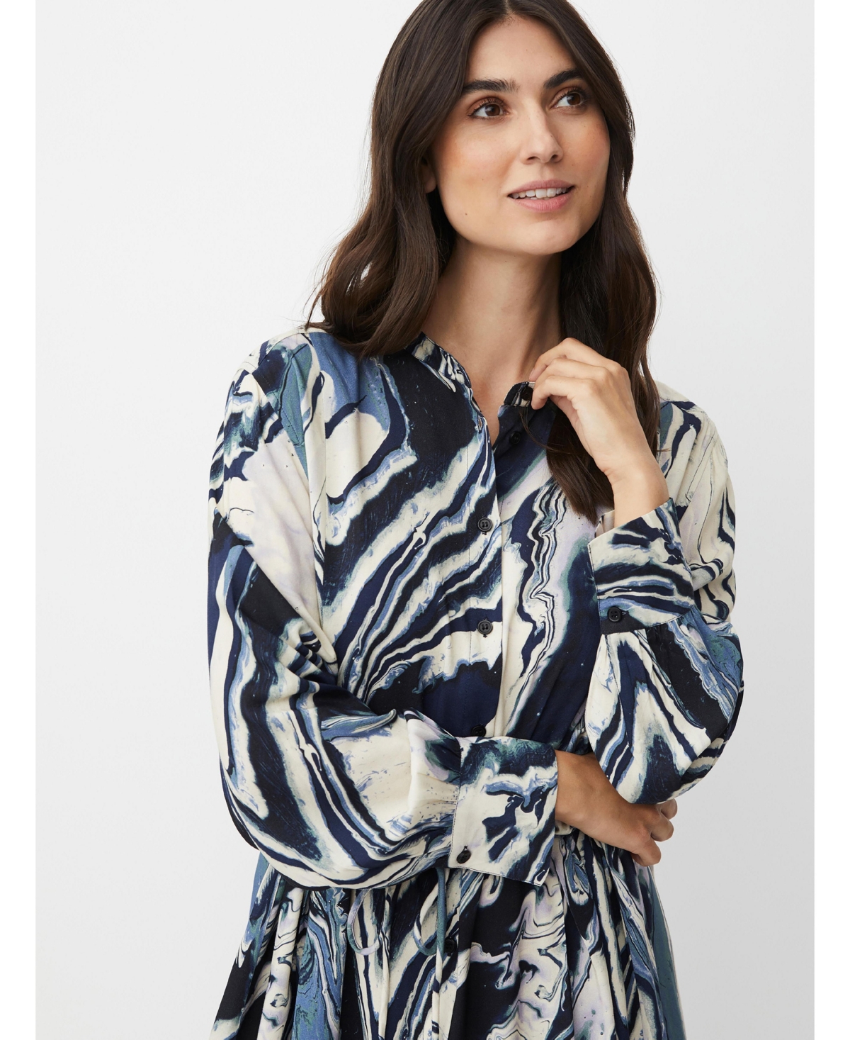 Masai Copenhagen Women's MaNeile Long Sleeve Waist Belt Dress