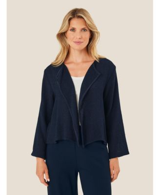Women's Majulitta Open-Front Boucle Jacket
