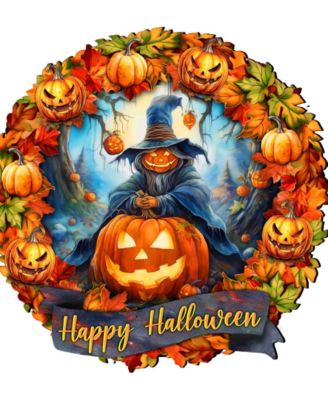 Halloween Wreath Door Hanger