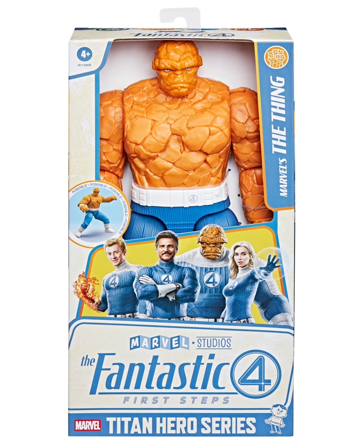 Hasbro Marvel Titan Hero Series The Fantastic Four: First Steps Marvel's The Thing Action Figure In Brown
