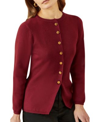 Women's Chic Peplum Button Up Cardigan