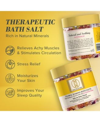 Floral Soaking Bath Salts - Jasmine Rose 8oz