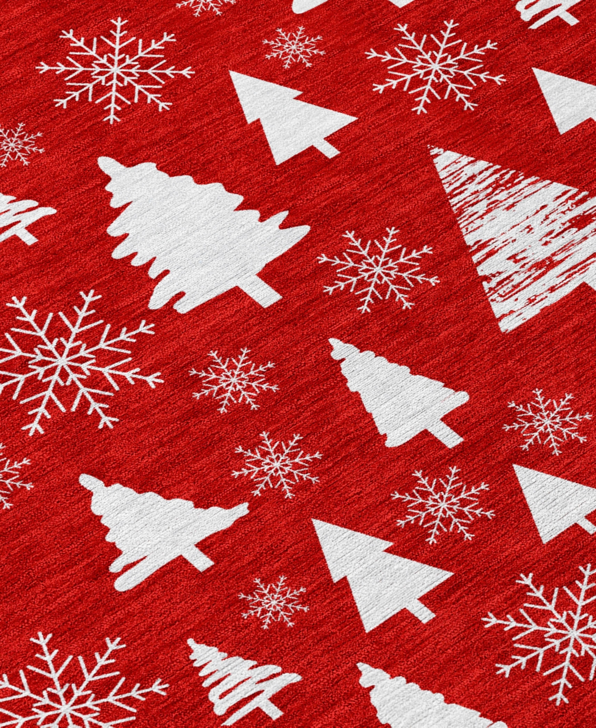 Addison Holiday Washable Indoor/outdoor Acn1815 10'x14' Area Rug In Red