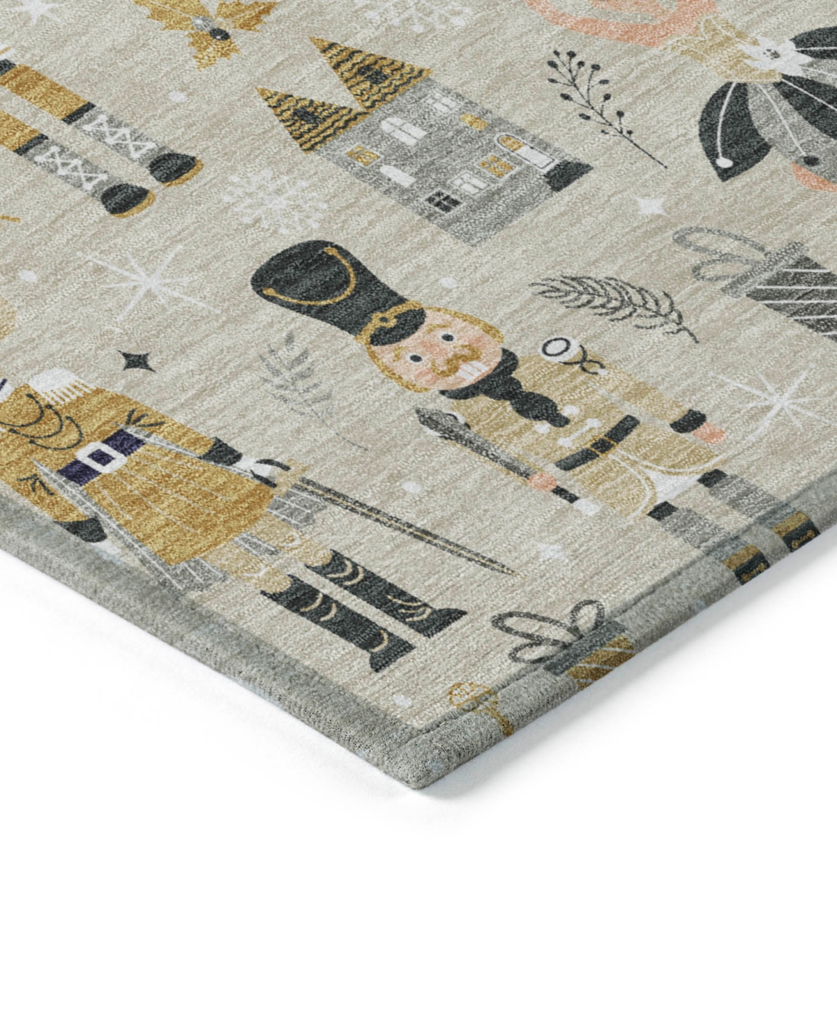 Addison Holiday Washable Indoor/outdoor Acn1827 10'x14' Area Rug In Brown