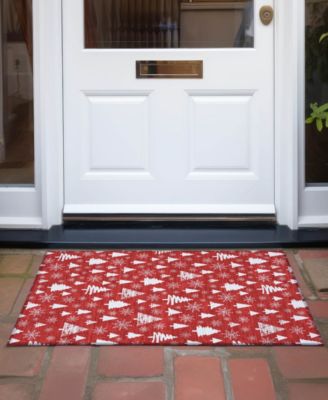 Holiday Washable Indoor/Outdoor ACN1815 1'8"x2'6" Area Rug