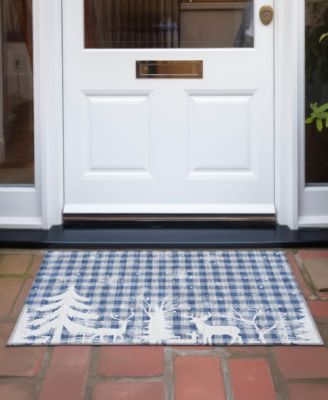 Holiday Washable Indoor/Outdoor ACN1824 1'8"x2'6" Area Rug