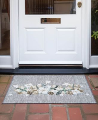 Holiday Washable Indoor/Outdoor ACN1825 1'8"x2'6" Area Rug